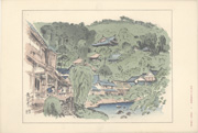 Hase-dera from the Picture Album of the Thirty-Three Pilgrimage Places of the Western Provinces